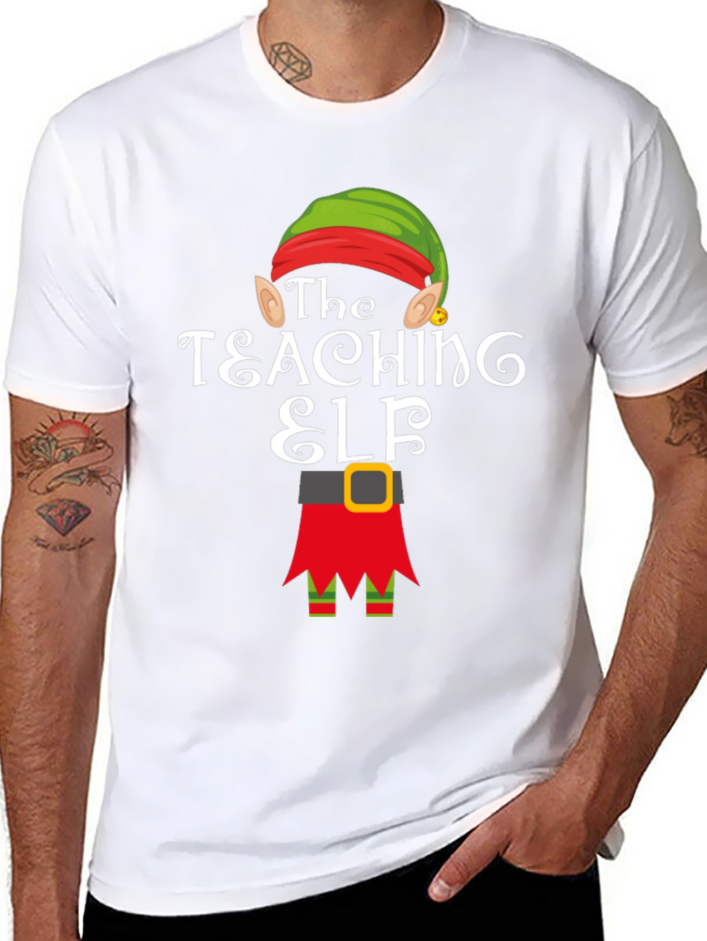 Teaching Elf Christmas T-Shirt