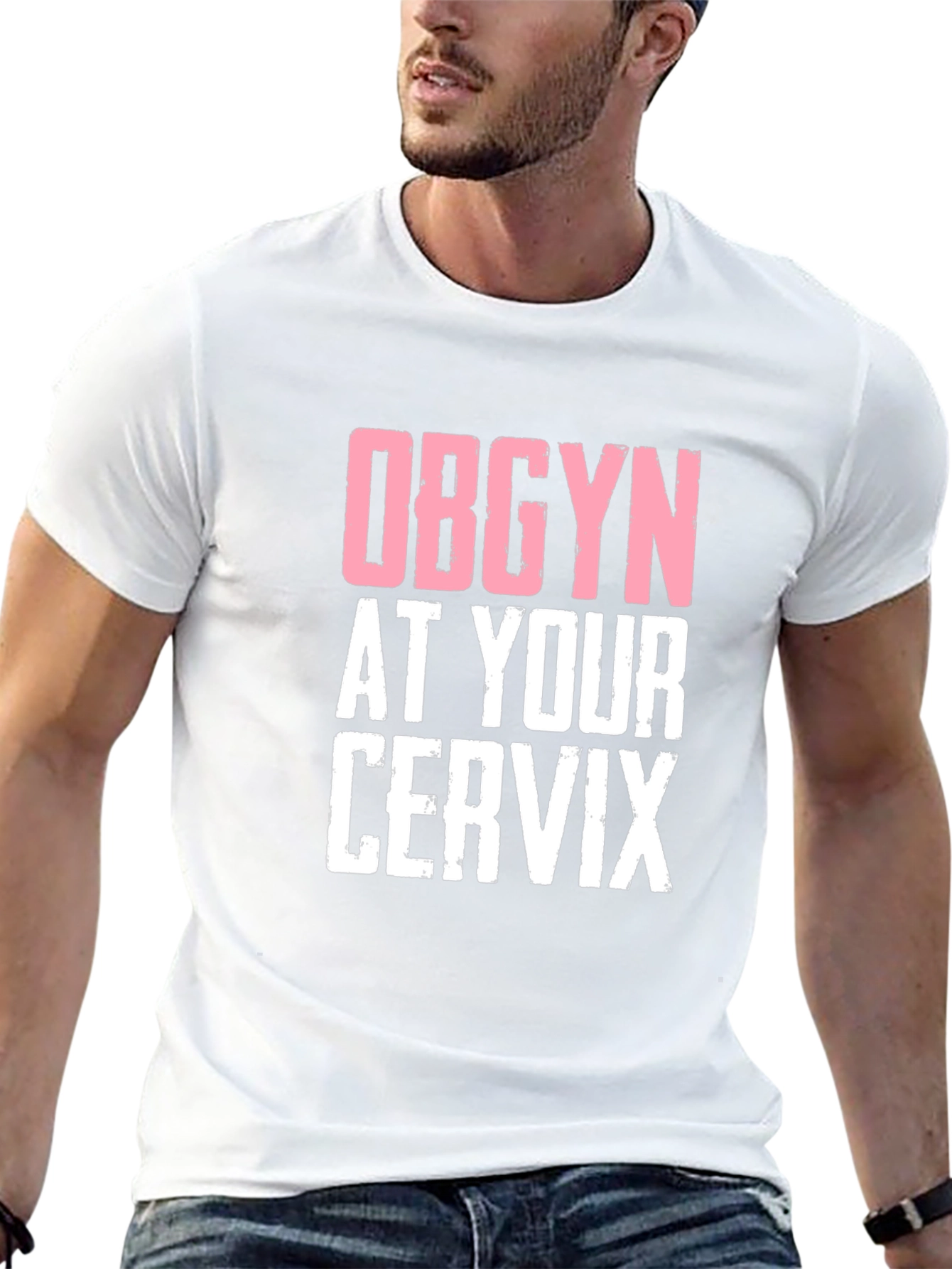 OBGYN at Your Cervix Graphic Novelty Tee