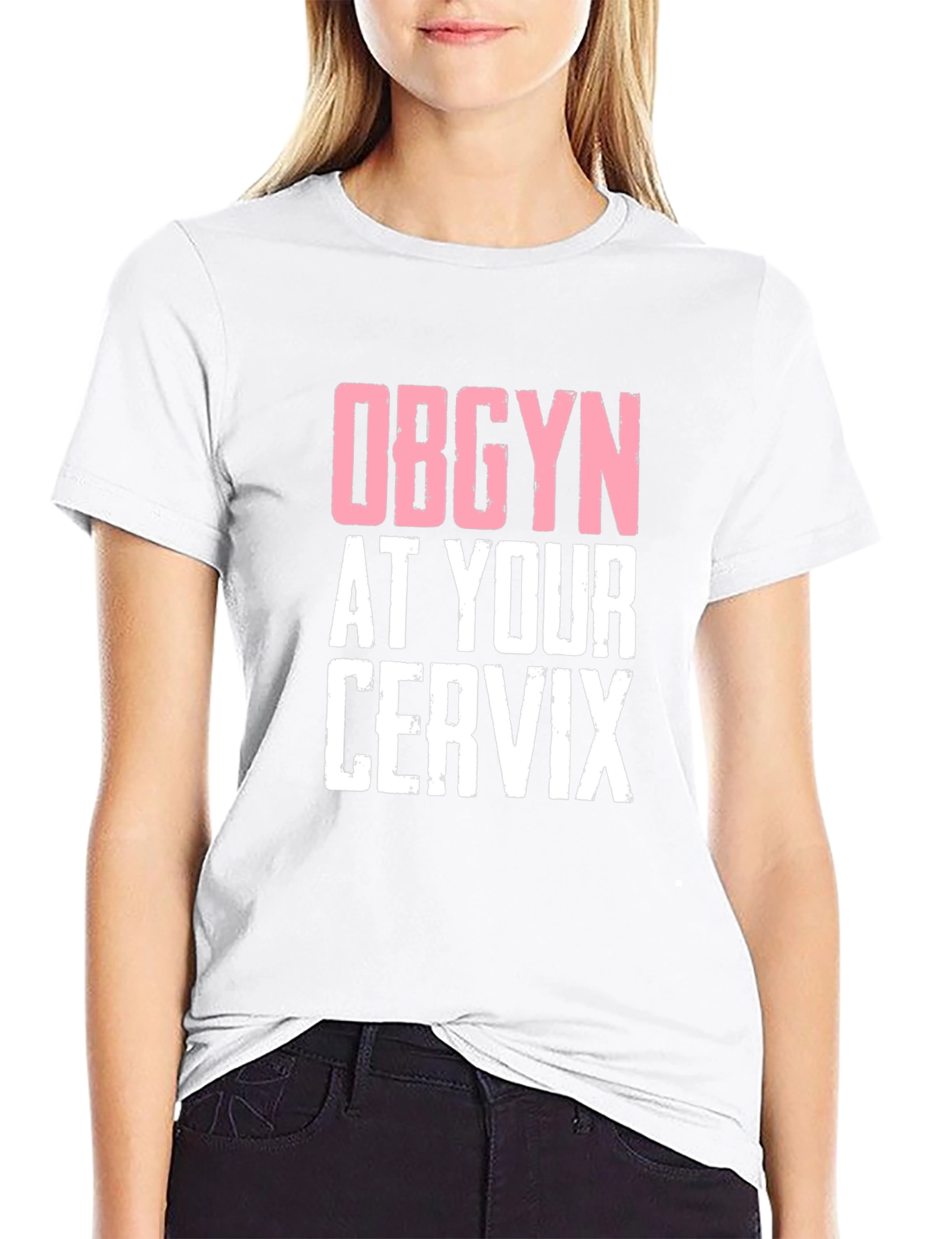 OBGYN at Your Cervix Graphic Novelty Tee