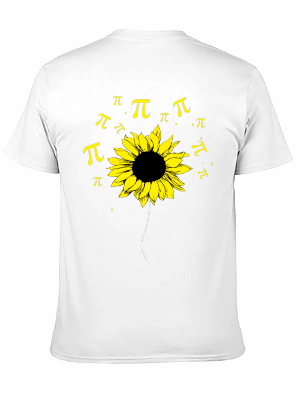 Sunflower Pi Symbol T-Shirt - Black