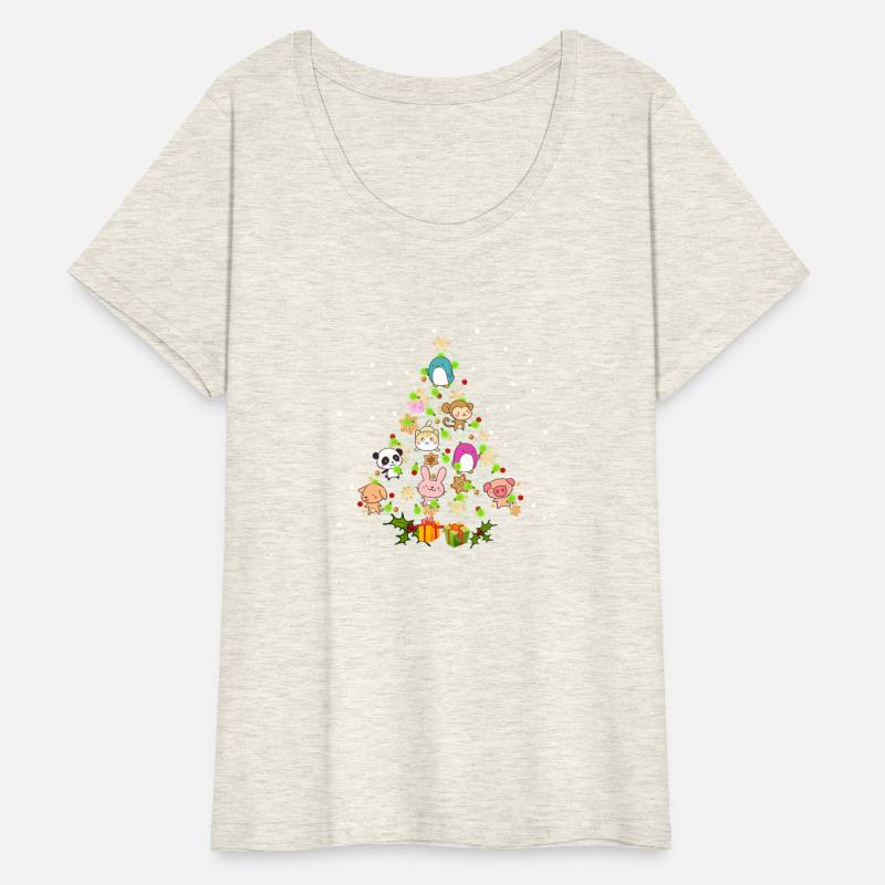 Kawaii Anime Tree Decor Winter Japanese Ornat Swea
