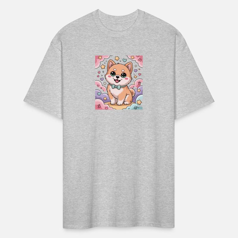 Kawaii Shiba Dog Cute Bow Tie Puppy in Pastel