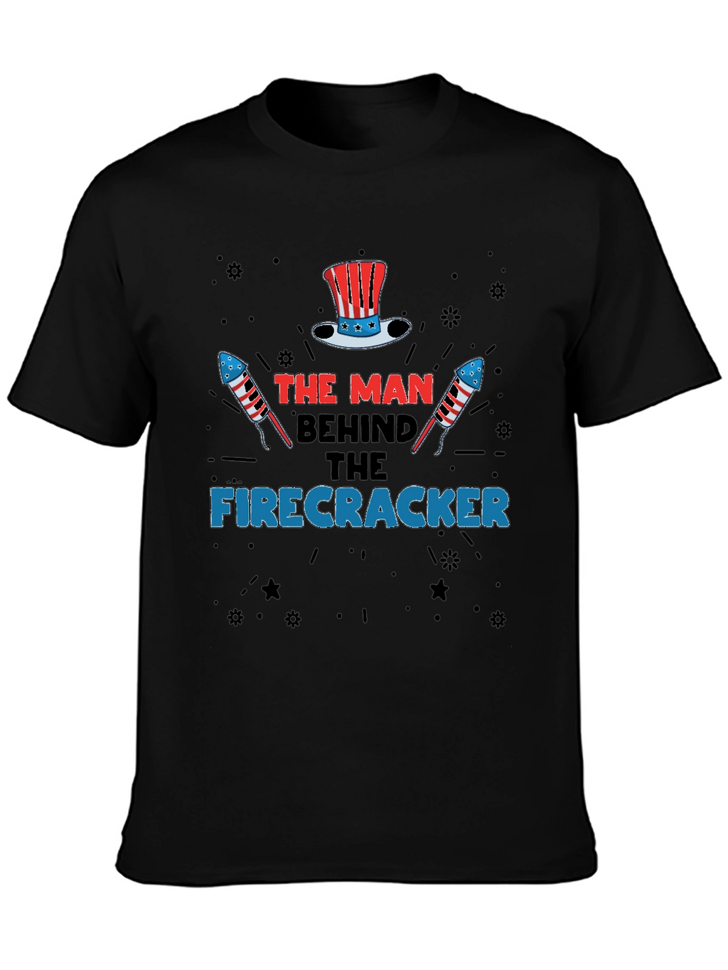 The Man Behind The Firecracker T-Shirt