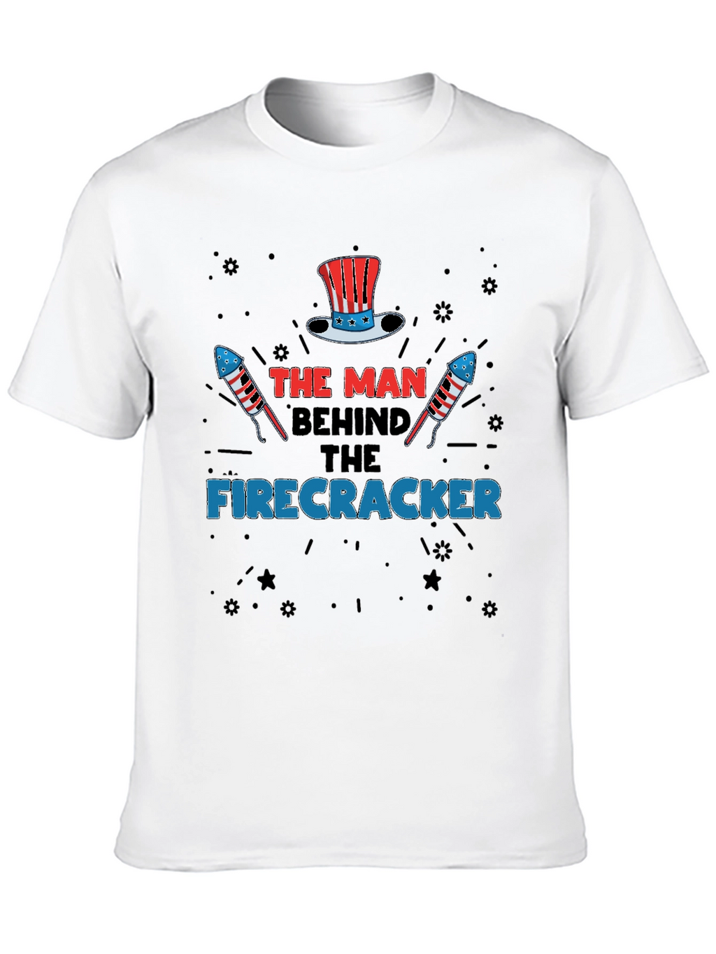 The Man Behind The Firecracker T-Shirt