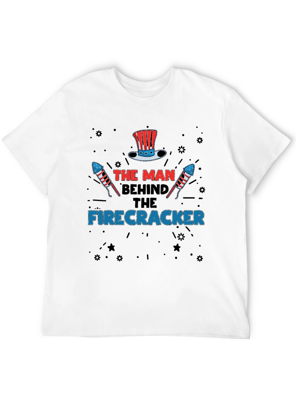 The Man Behind The Firecracker T-Shirt