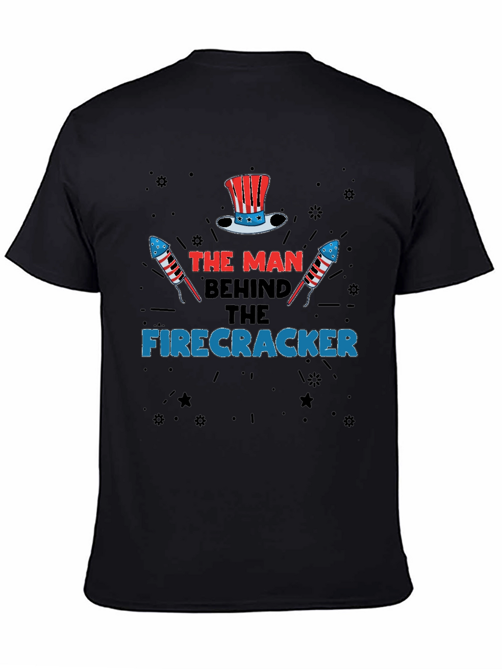The Man Behind The Firecracker T-Shirt