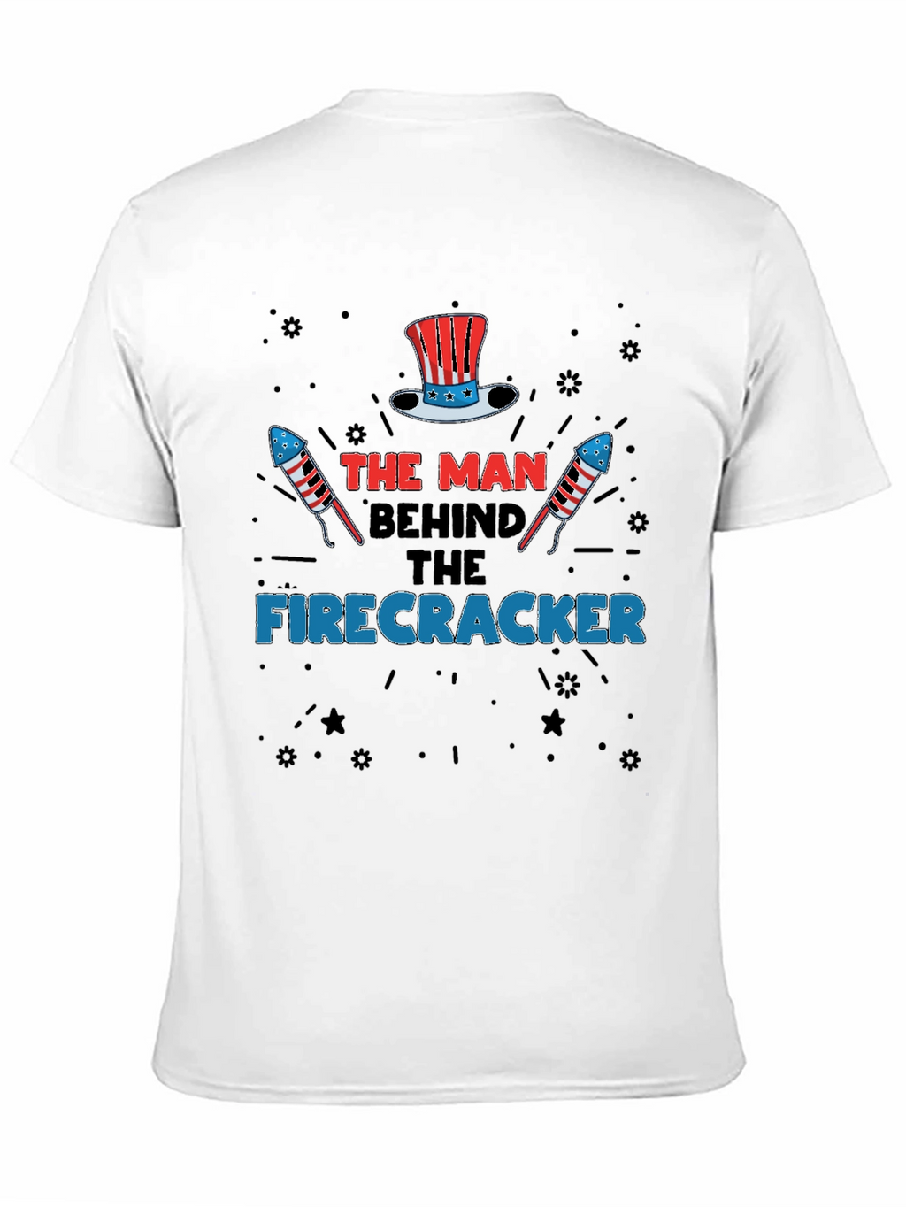 The Man Behind The Firecracker T-Shirt