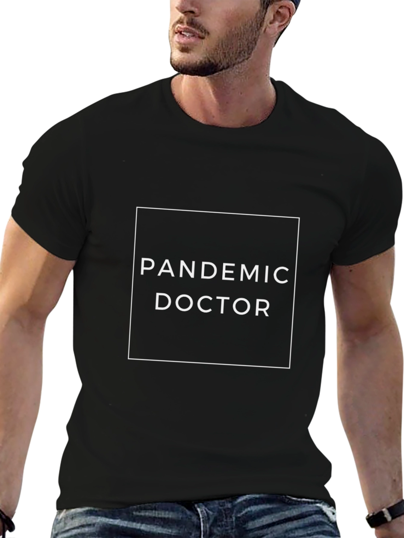 Pandemic Doctor Graphic Tee - Black