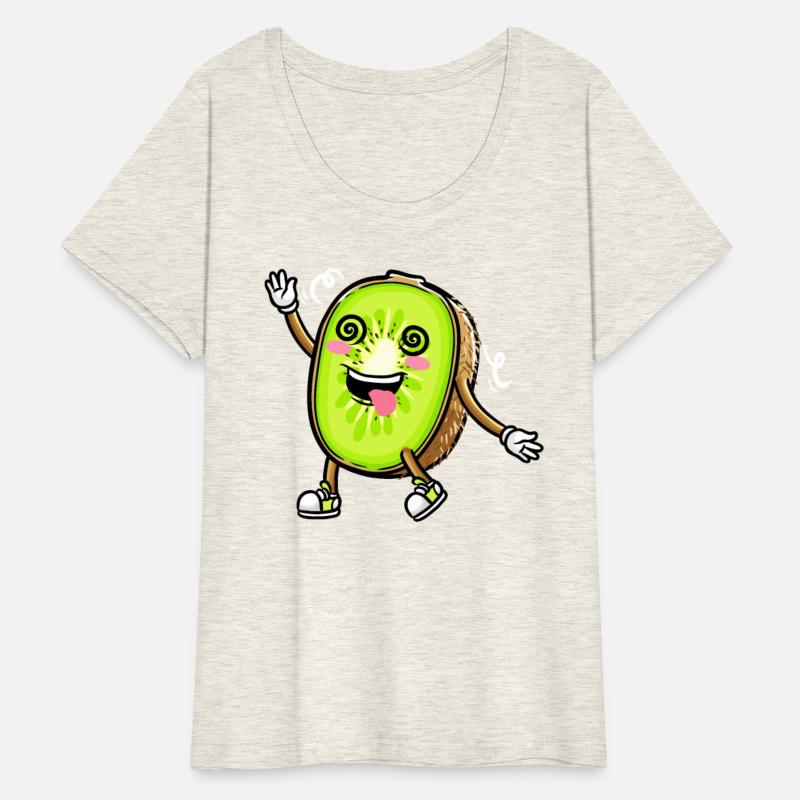 Kiwi Fruit Kawaii Emoticon