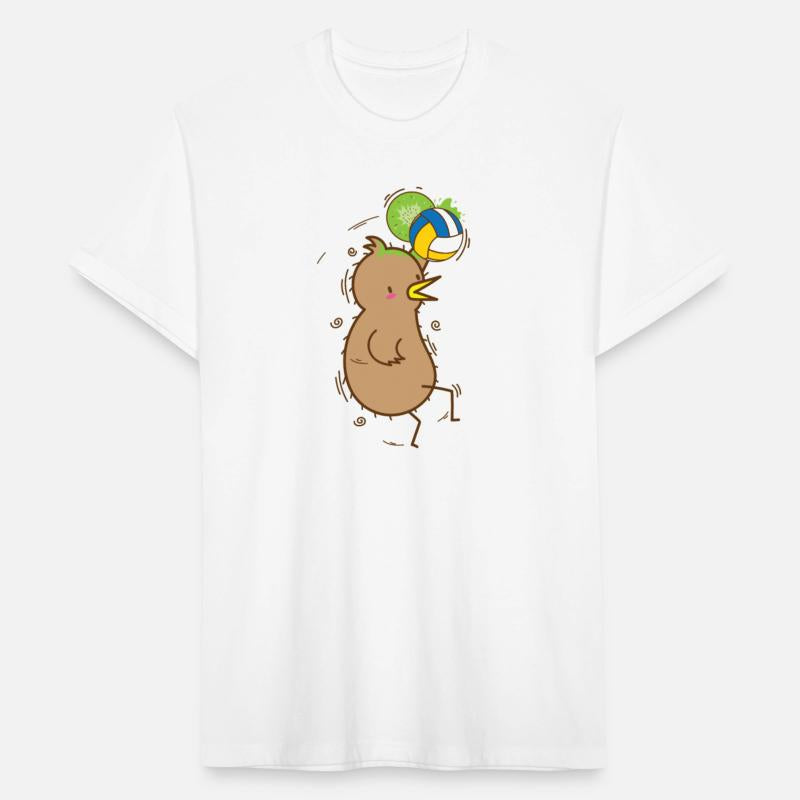 Kiwi plays Volleyball Bird and Fruit