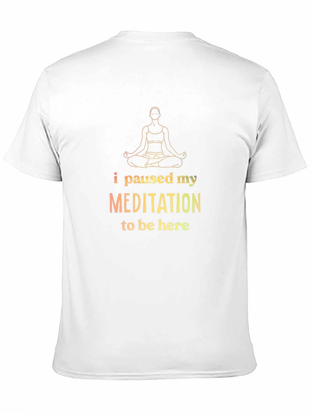 Meditation Break T-Shirt: Zen Style Black Tee