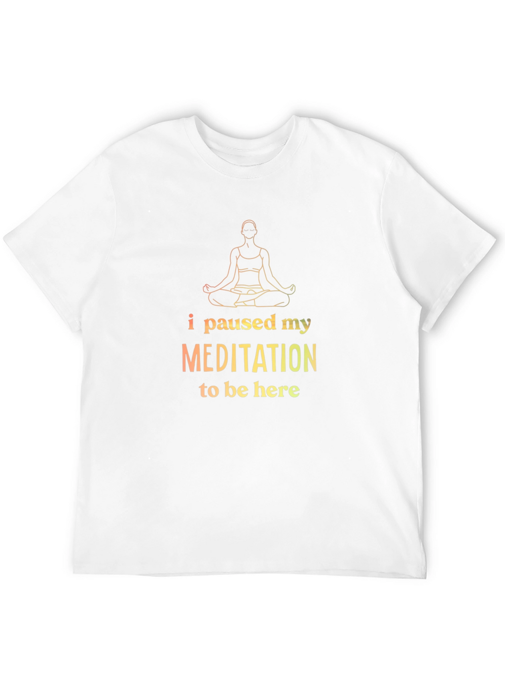 Meditation Break T-Shirt: Zen Style Black Tee