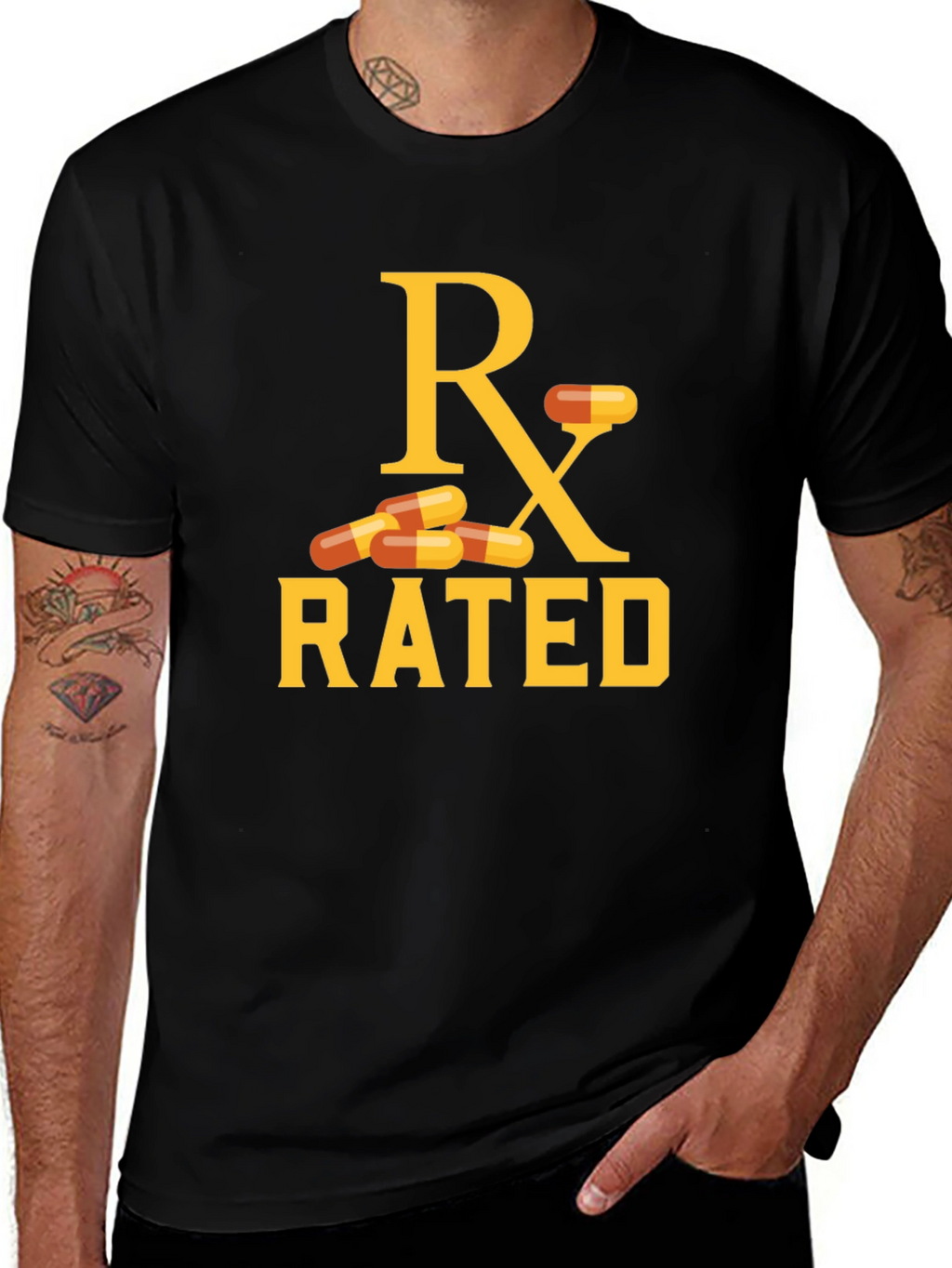 Rx Rated T-Shirt - Pharmacy Pun Apparel