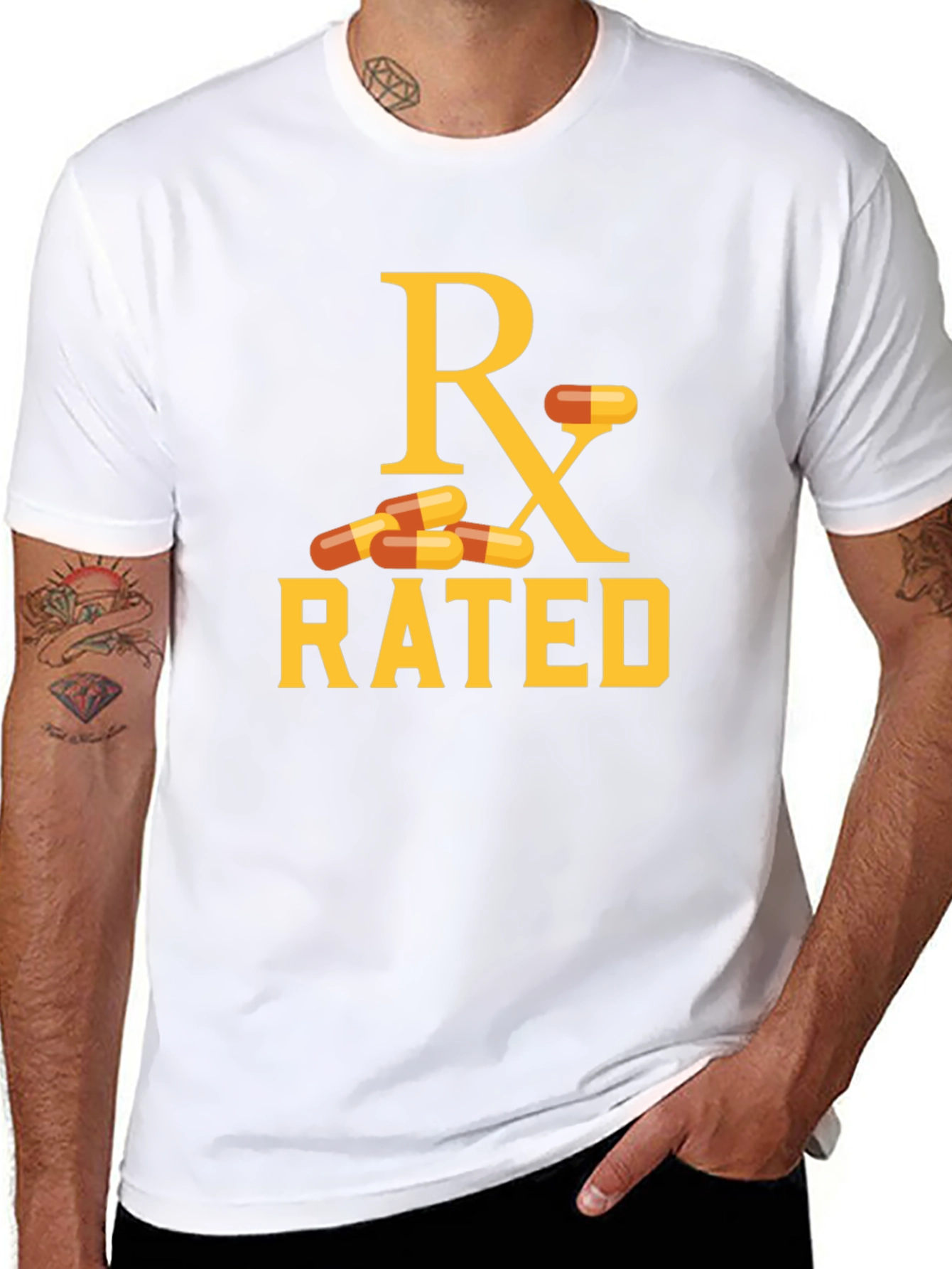 Rx Rated T-Shirt - Pharmacy Pun Apparel