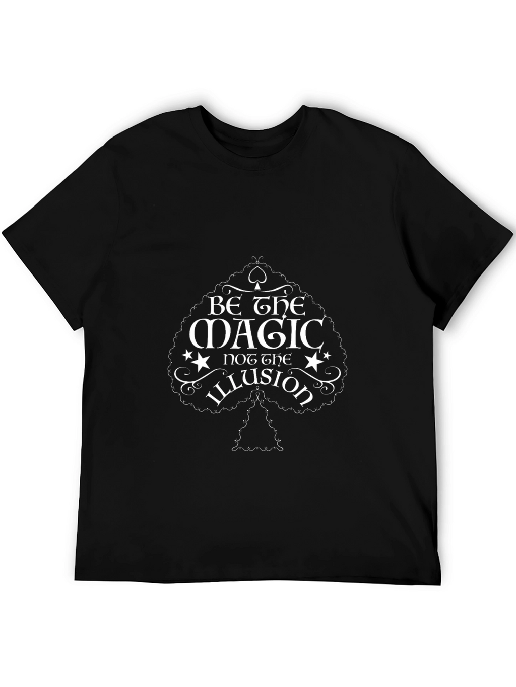 Be the Magic Graphic Tee - Black Cotton T-Shirt