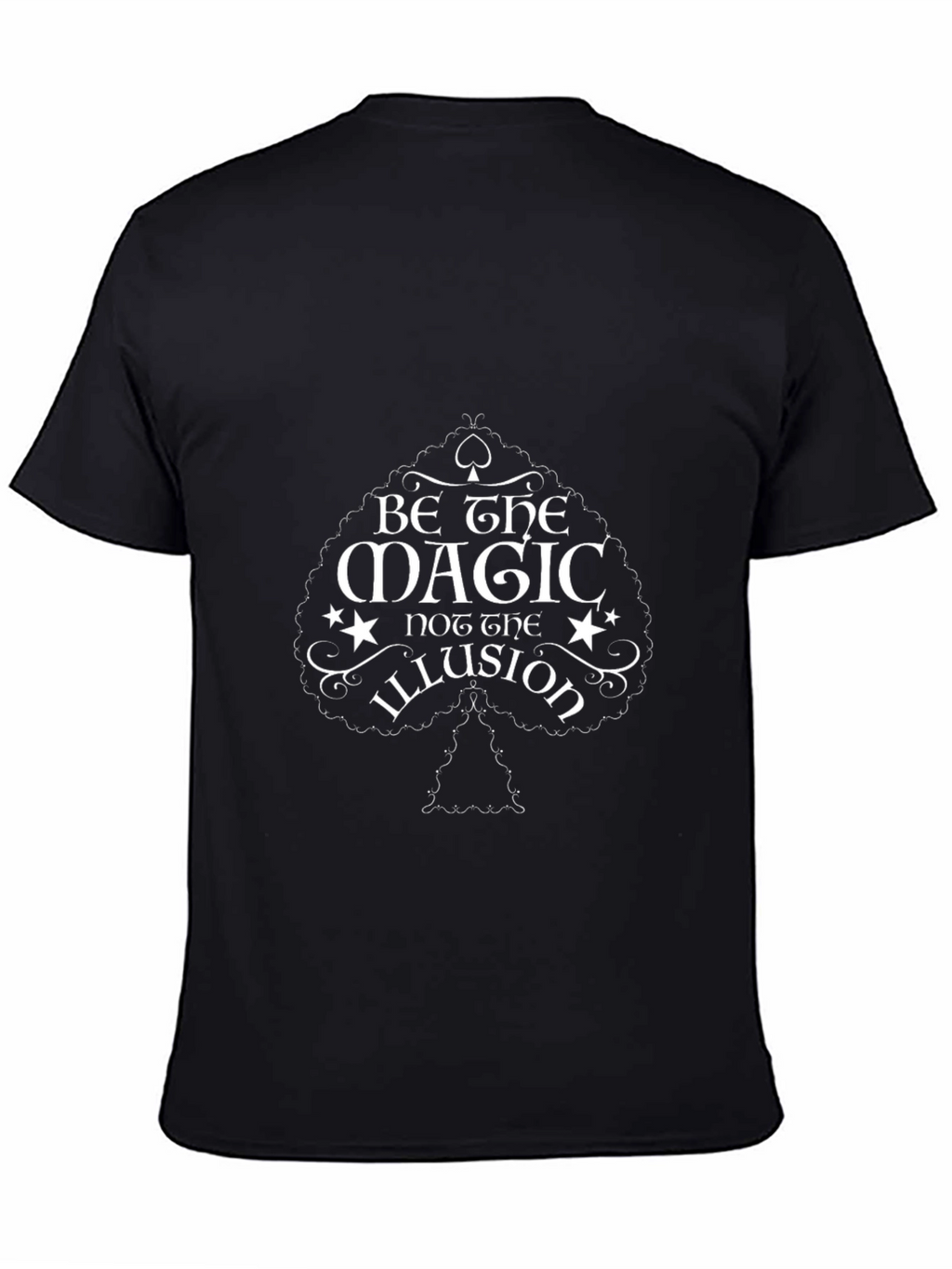 Be the Magic Graphic Tee - Black Cotton T-Shirt