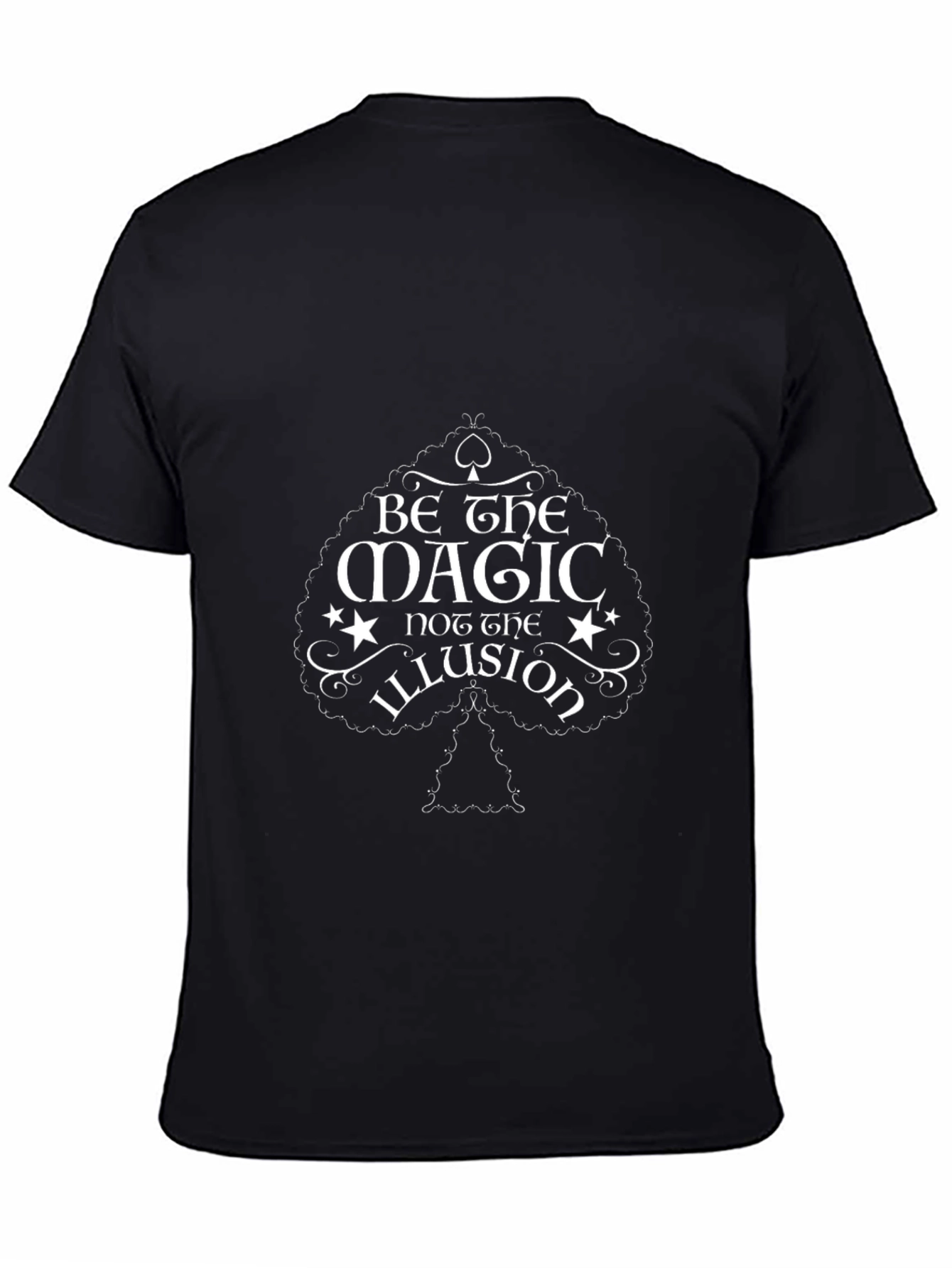 Be the Magic Graphic Tee - Black Cotton T-Shirt