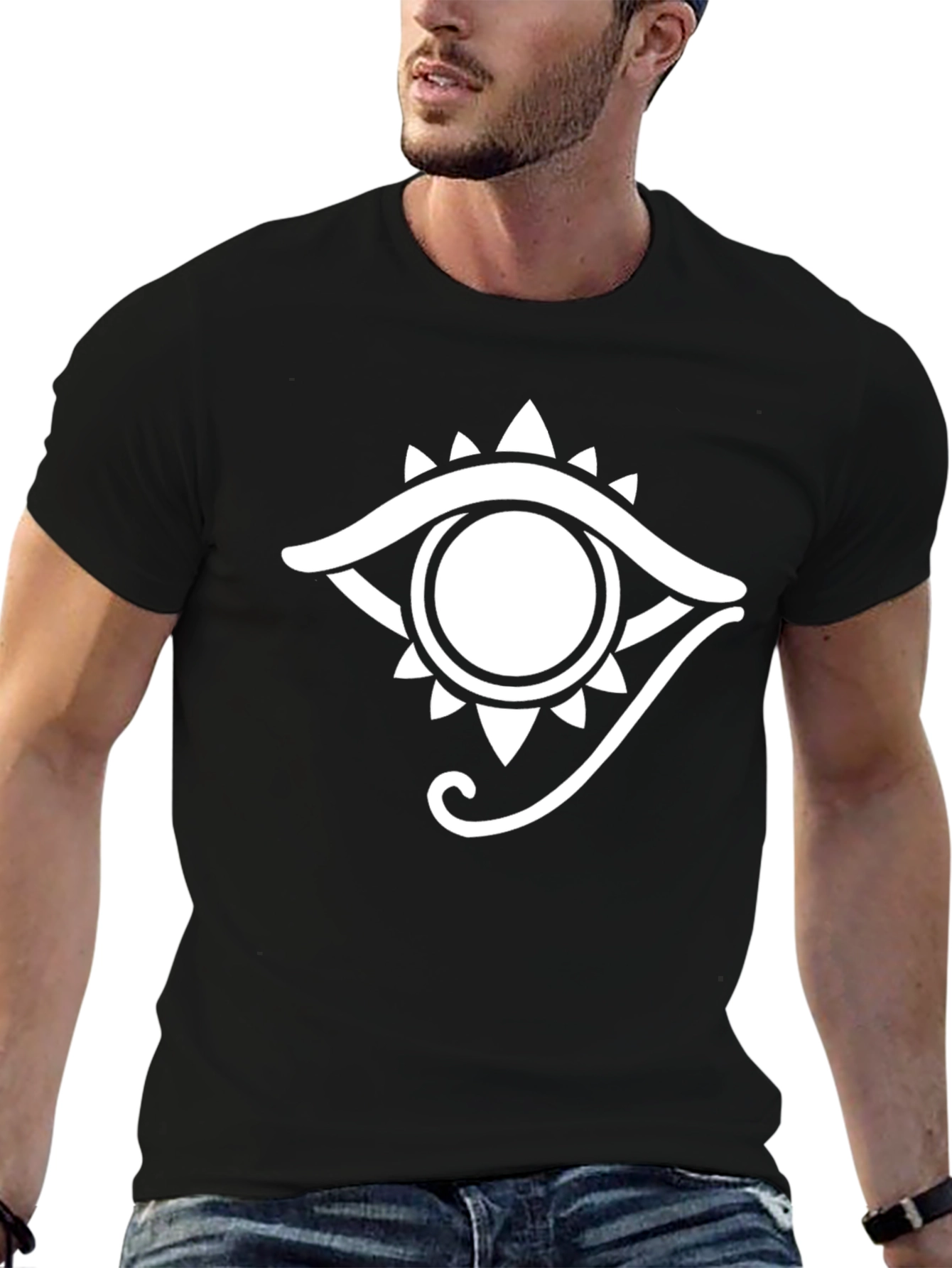 Eye of Horus Graphic T-Shirt - Unisex Black Tee