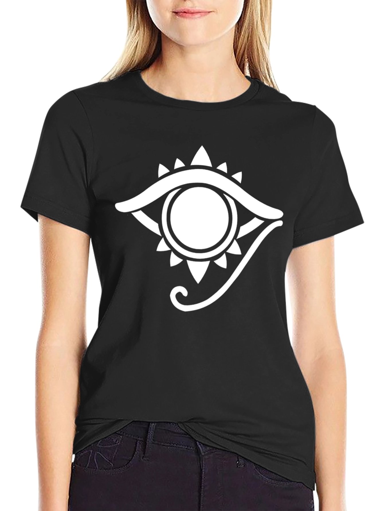 Eye of Horus Graphic T-Shirt - Unisex Black Tee