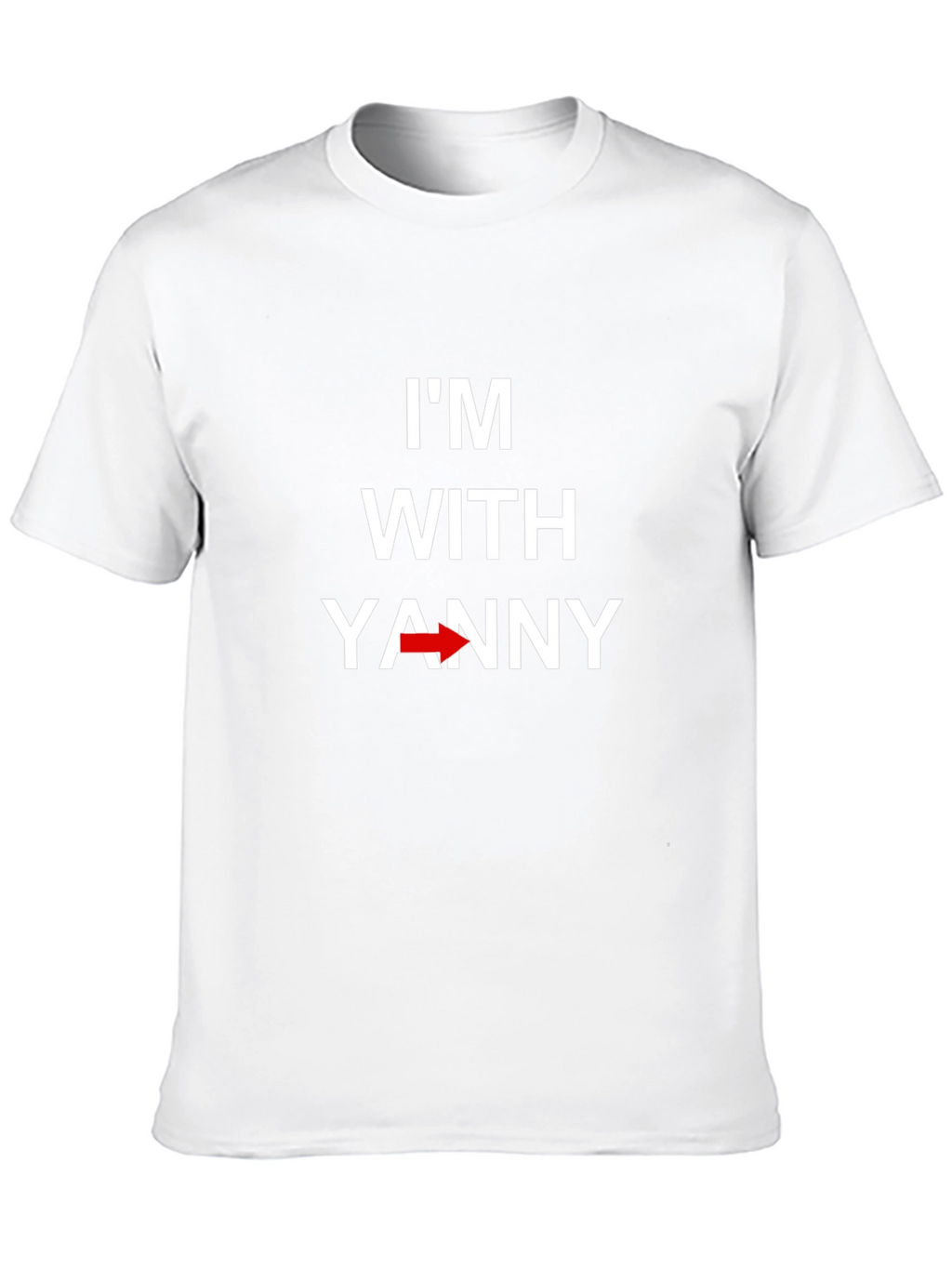 Im With Yanny T-Shirt - Funny Optical Illusion Tee