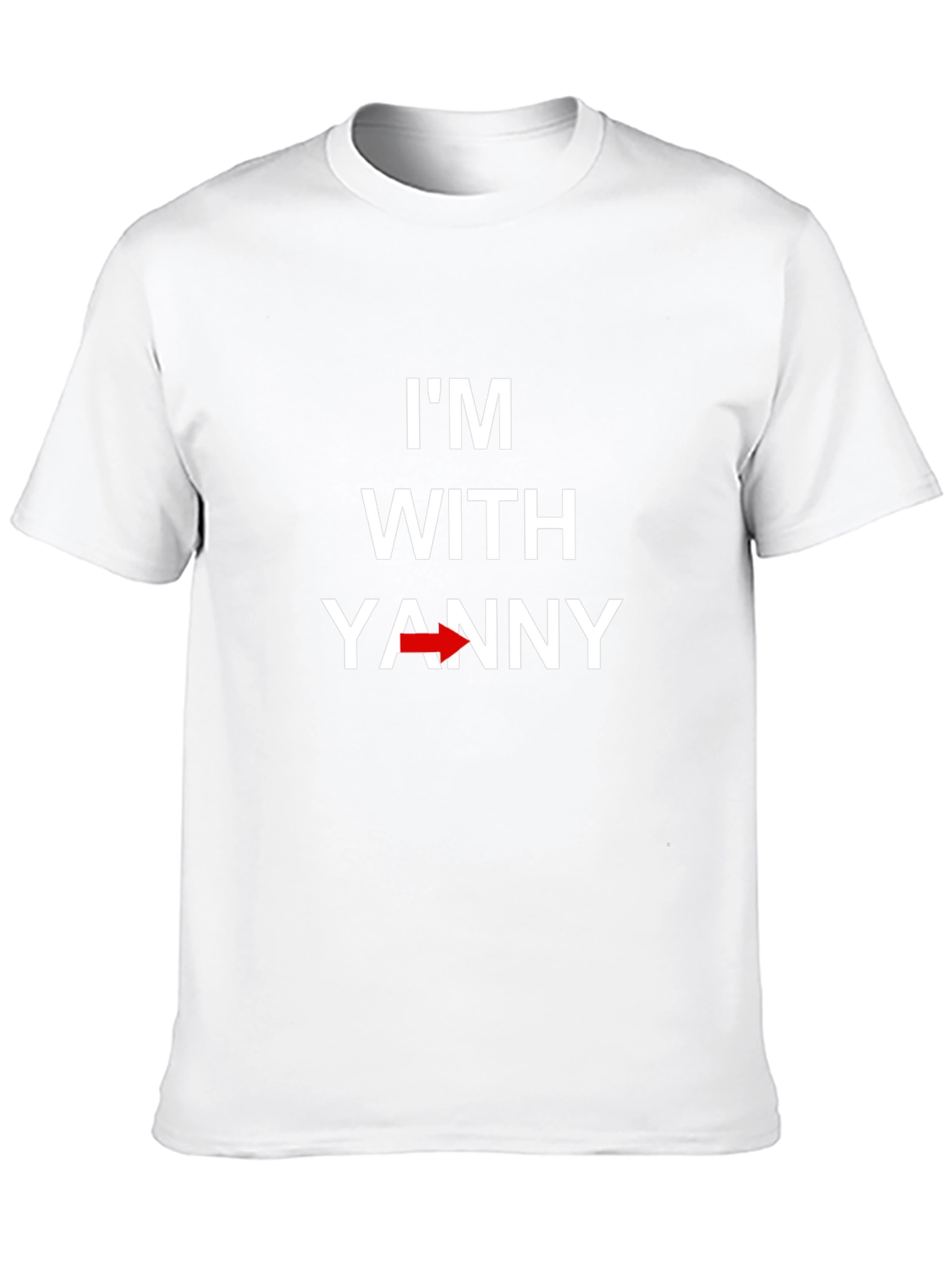 Im With Yanny T-Shirt - Funny Optical Illusion Tee
