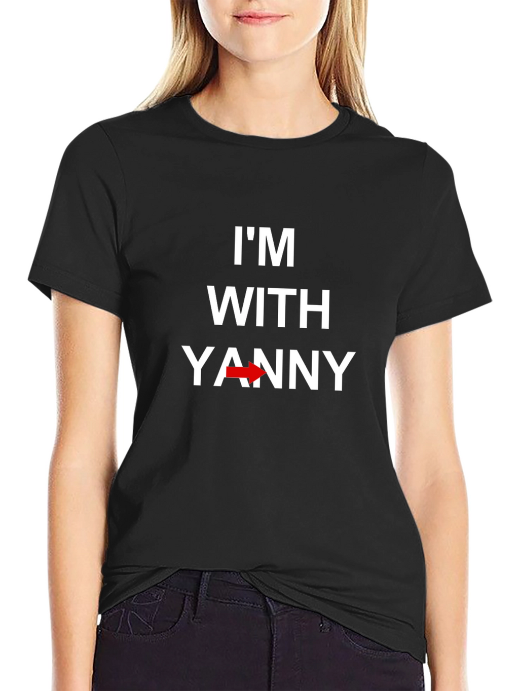 Im With Yanny T-Shirt - Funny Optical Illusion Tee
