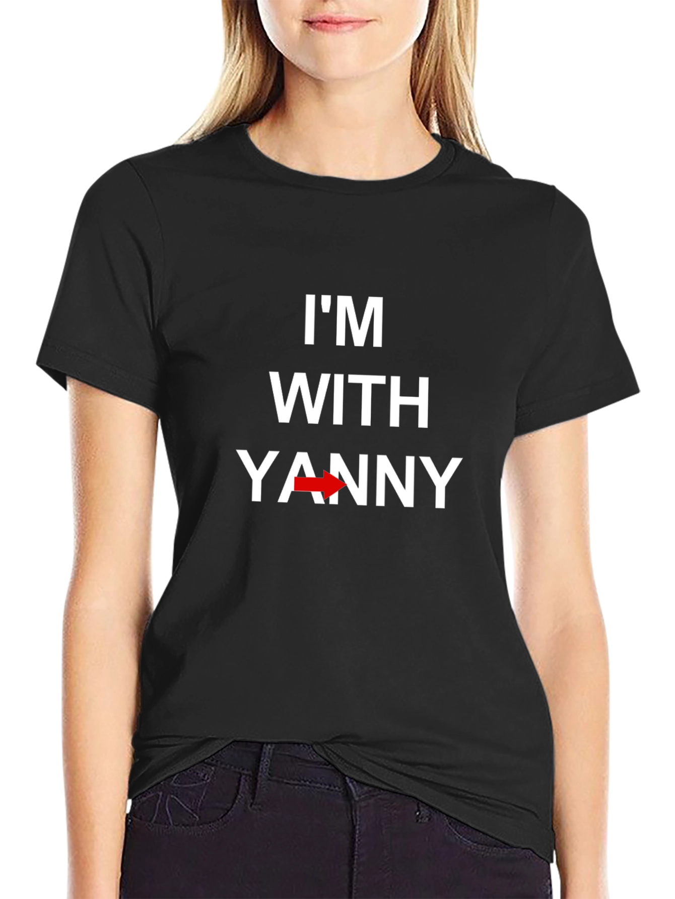 Im With Yanny T-Shirt - Funny Optical Illusion Tee