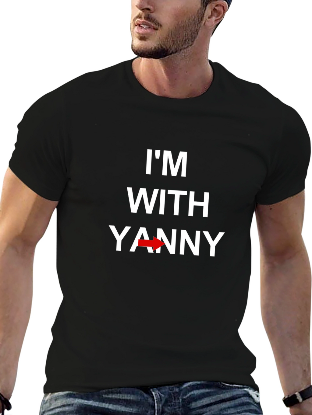 Im With Yanny T-Shirt - Funny Optical Illusion Tee