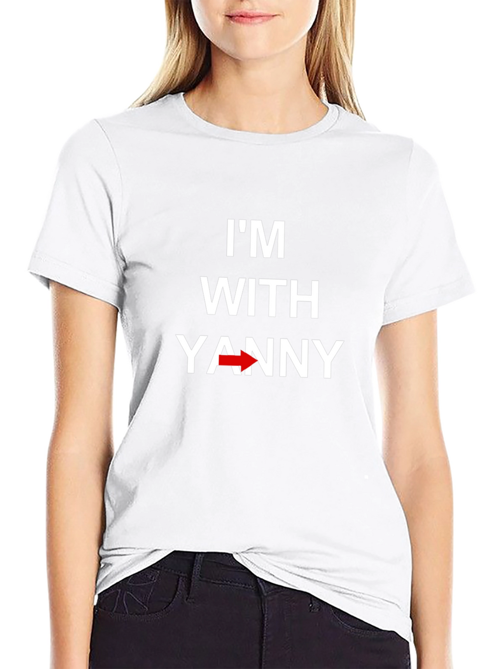 Im With Yanny T-Shirt - Funny Optical Illusion Tee