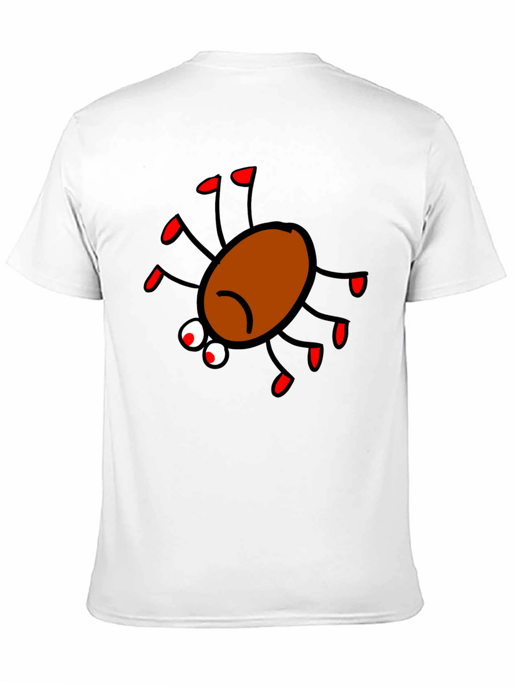 Spider Graphic Print Black T-Shirt