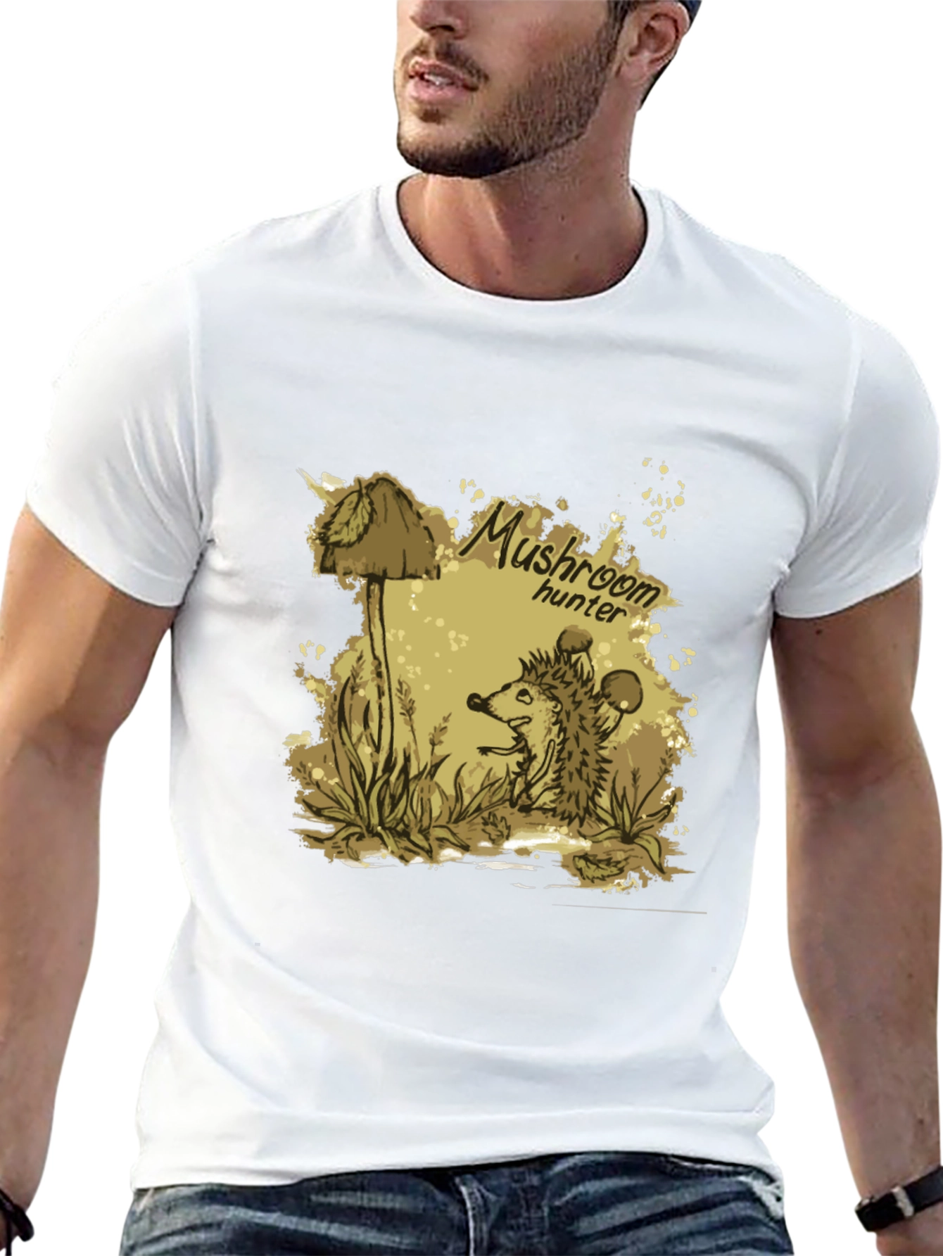 Mushroom Hunter T-Shirt - Unique Graphic Tee