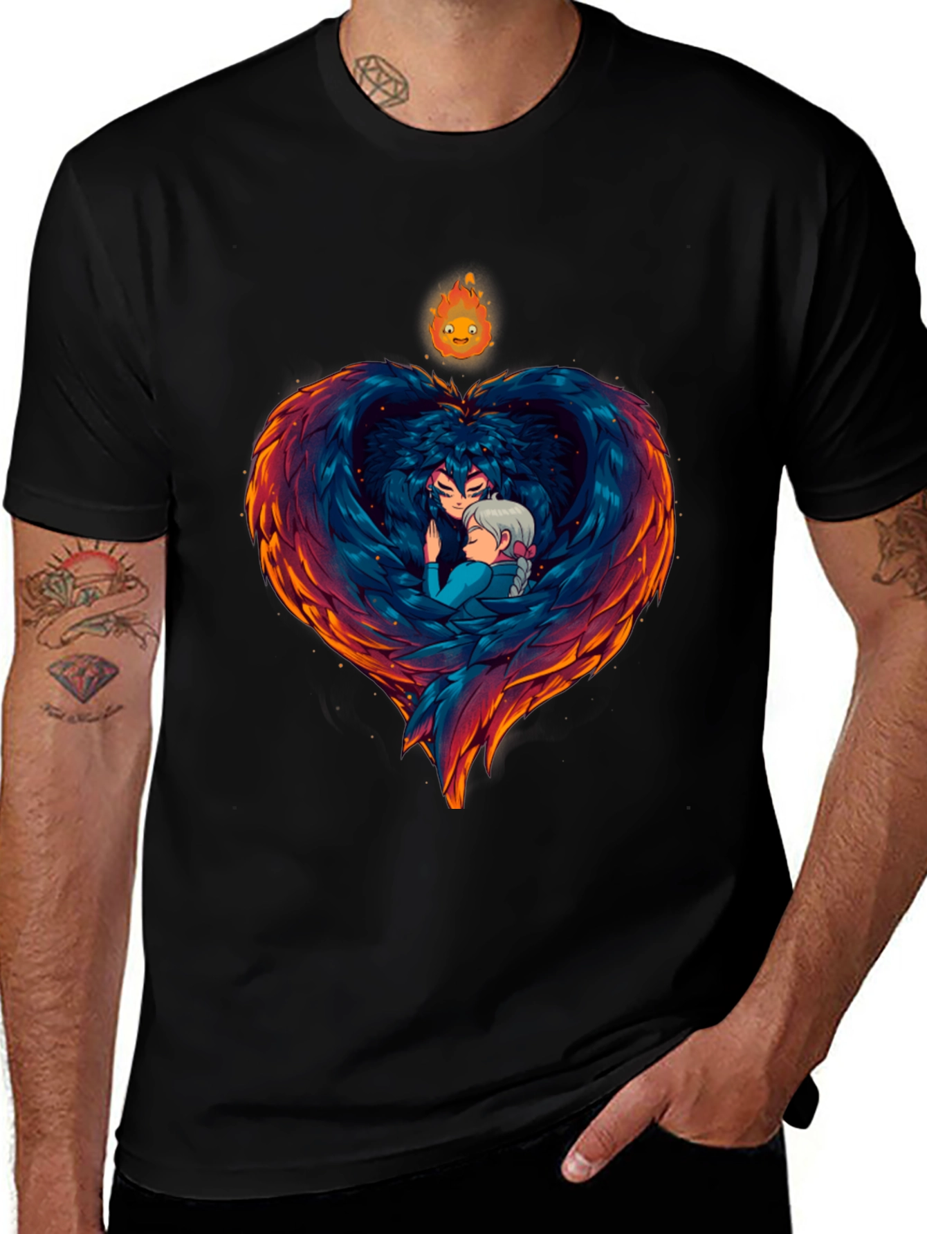 Howls Moving Castle Heart T-Shirt