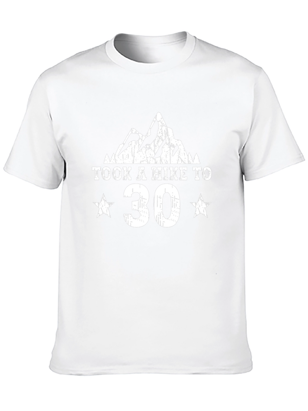 Took a Hike to 30 T-Shirt - Mountain Design
