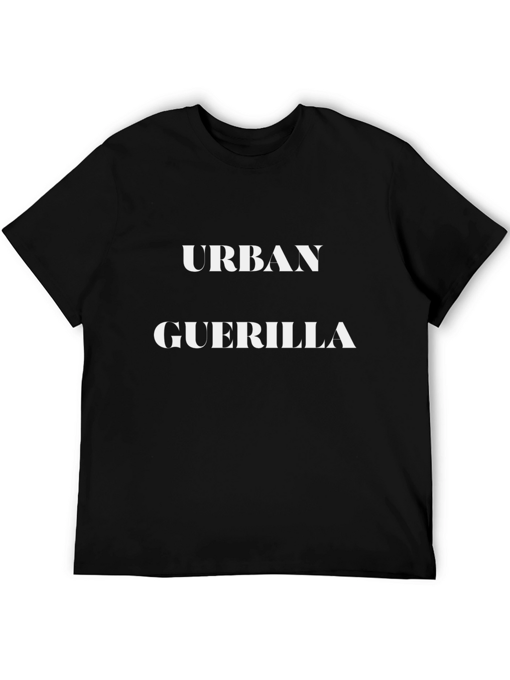 Urban Guerrilla Black Graphic T-Shirt
