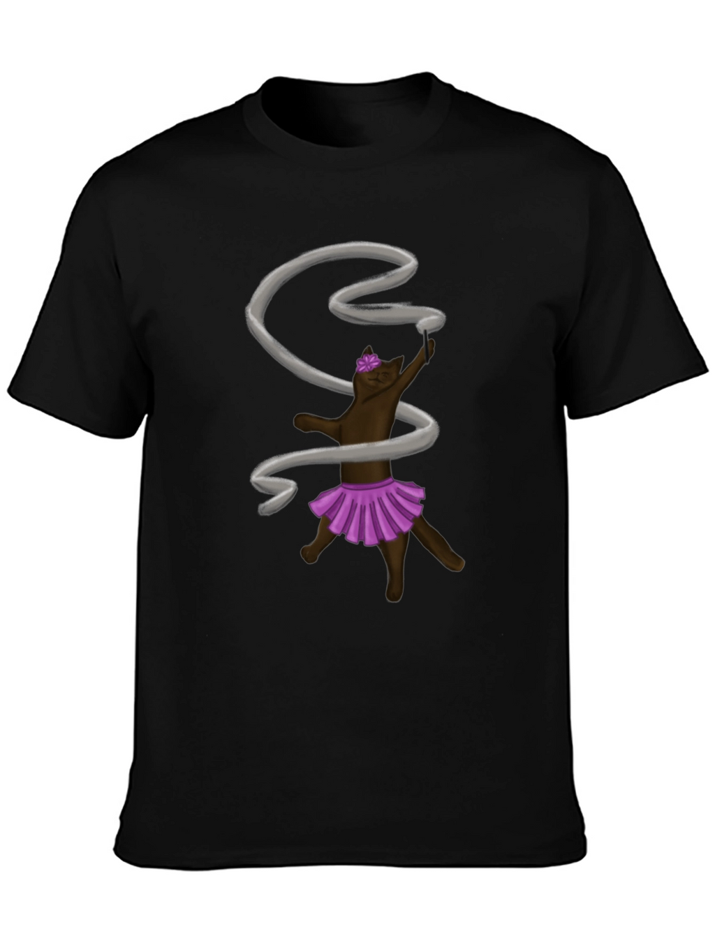 Rhythmic Gymnastics Cat T-Shirt
