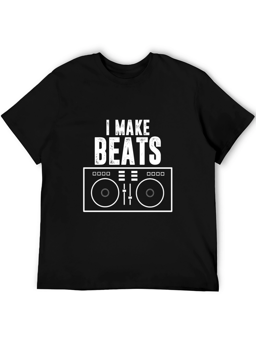 I Make Beats DJ Turntable Graphic T-Shirt