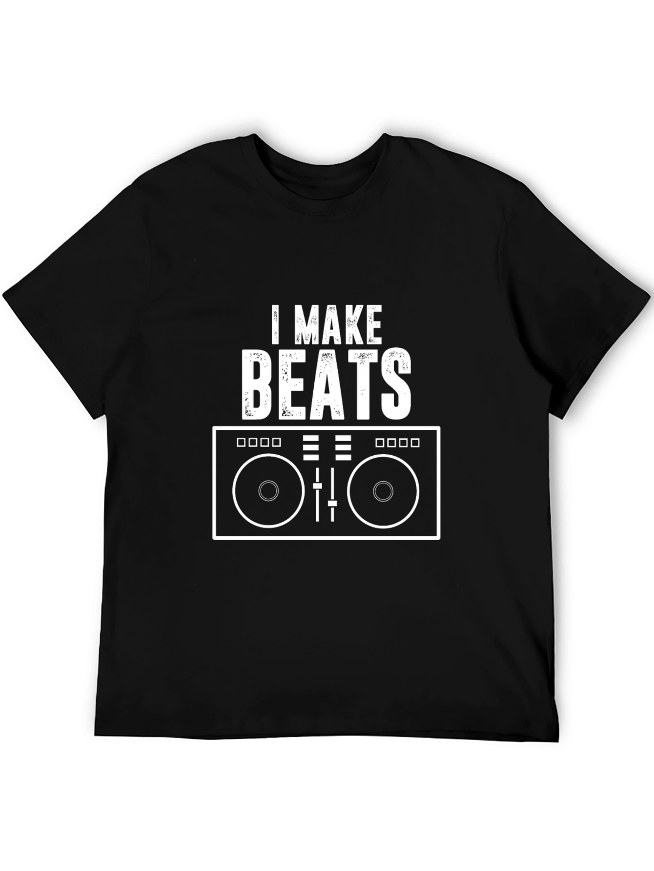 I Make Beats DJ Turntable Graphic T-Shirt
