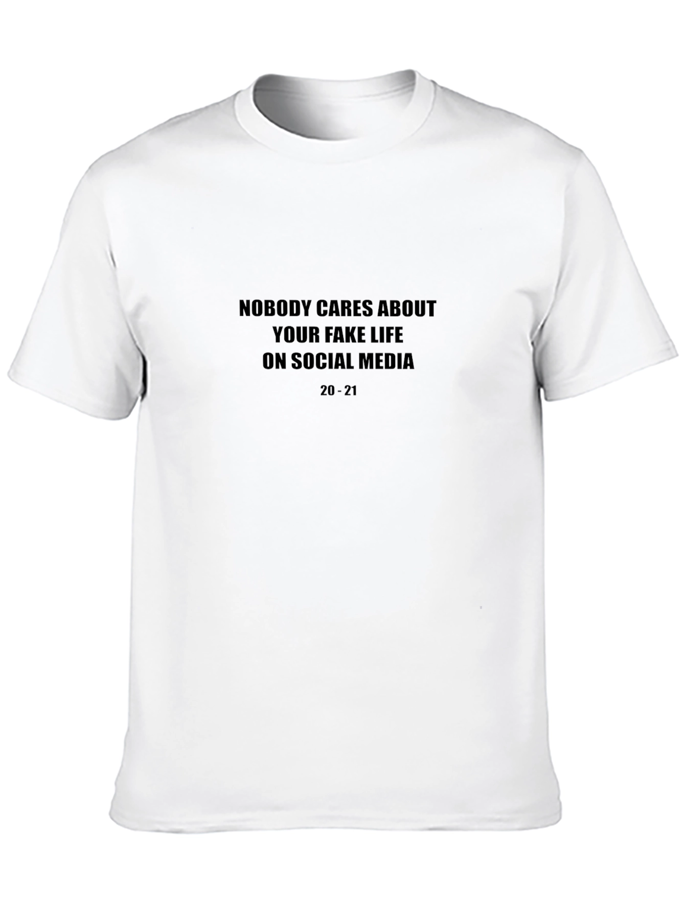 Social Media Sarcastic Graphic T-Shirt