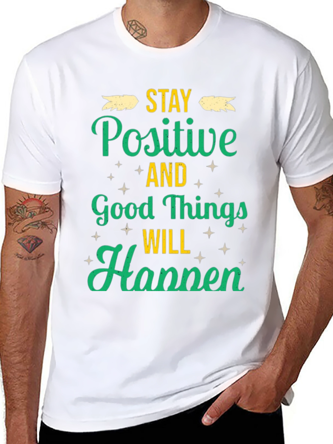 Stay Positive T-Shirt - Good Vibes Only!