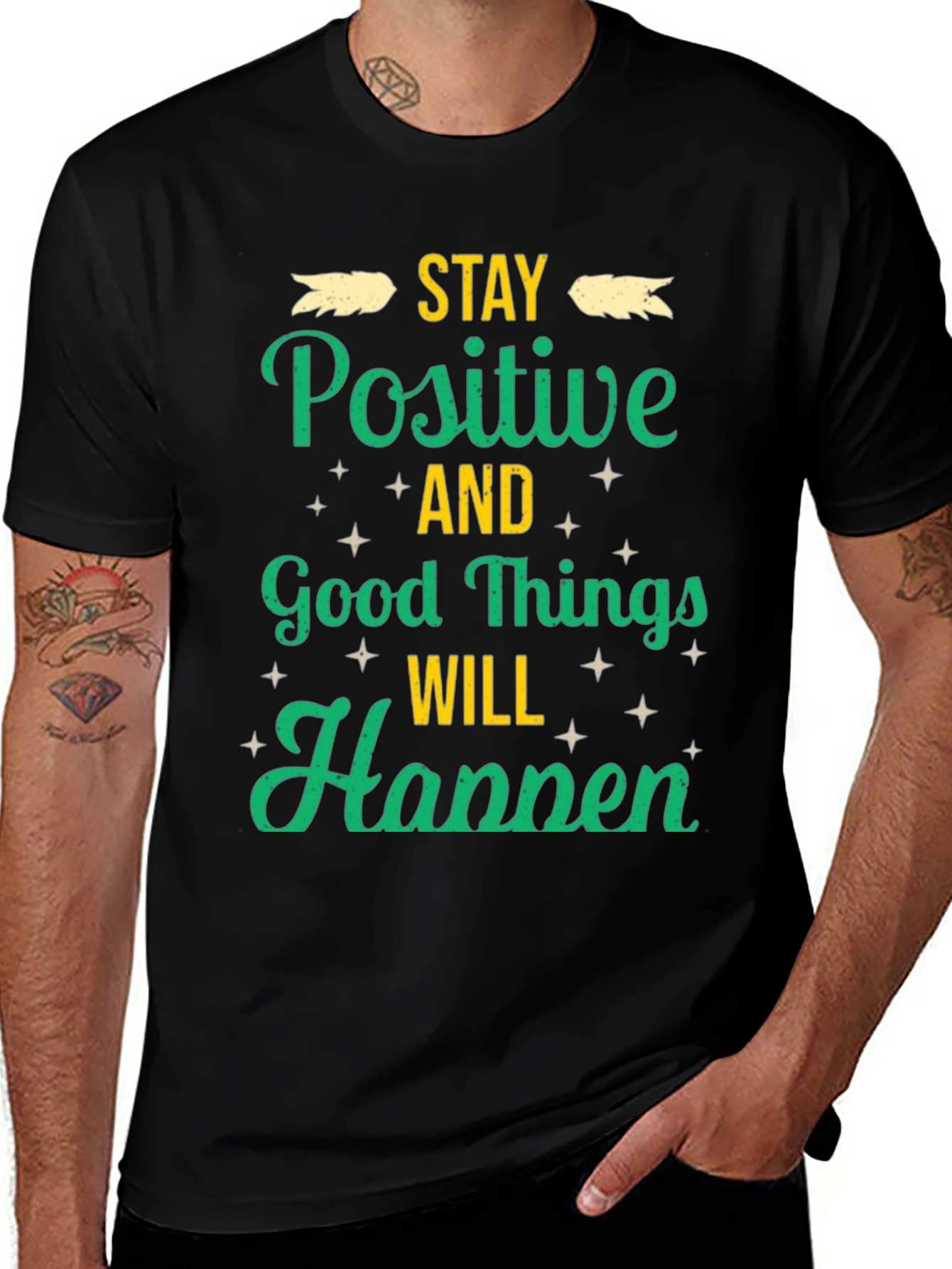Stay Positive T-Shirt - Good Vibes Only!