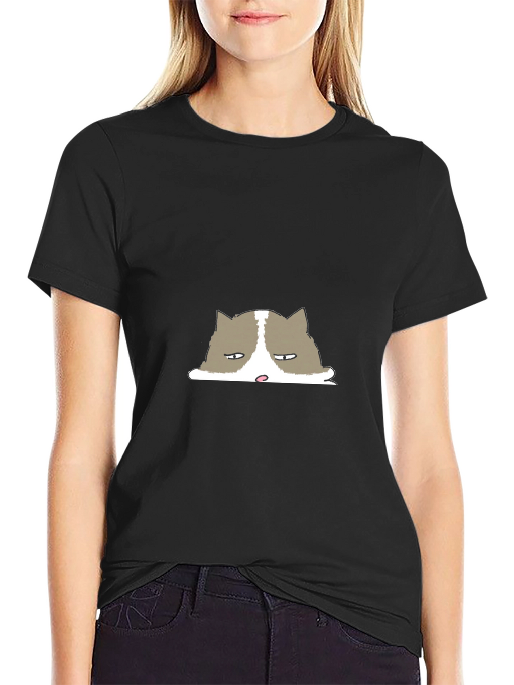 Grumpy Cat T-Shirt - Unisex Black Tee