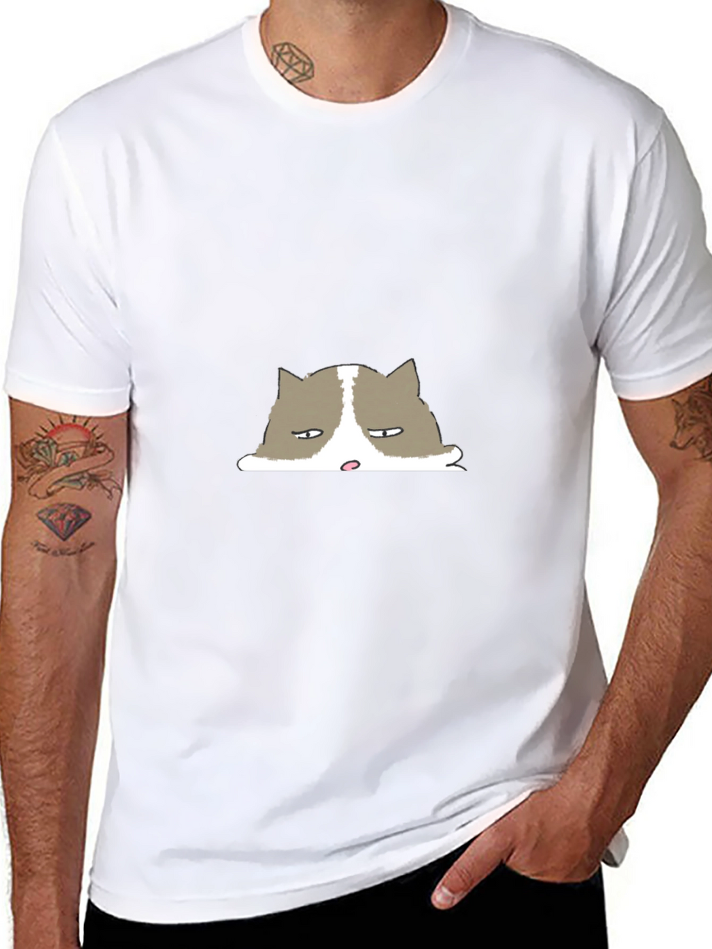 Grumpy Cat T-Shirt - Unisex Black Tee