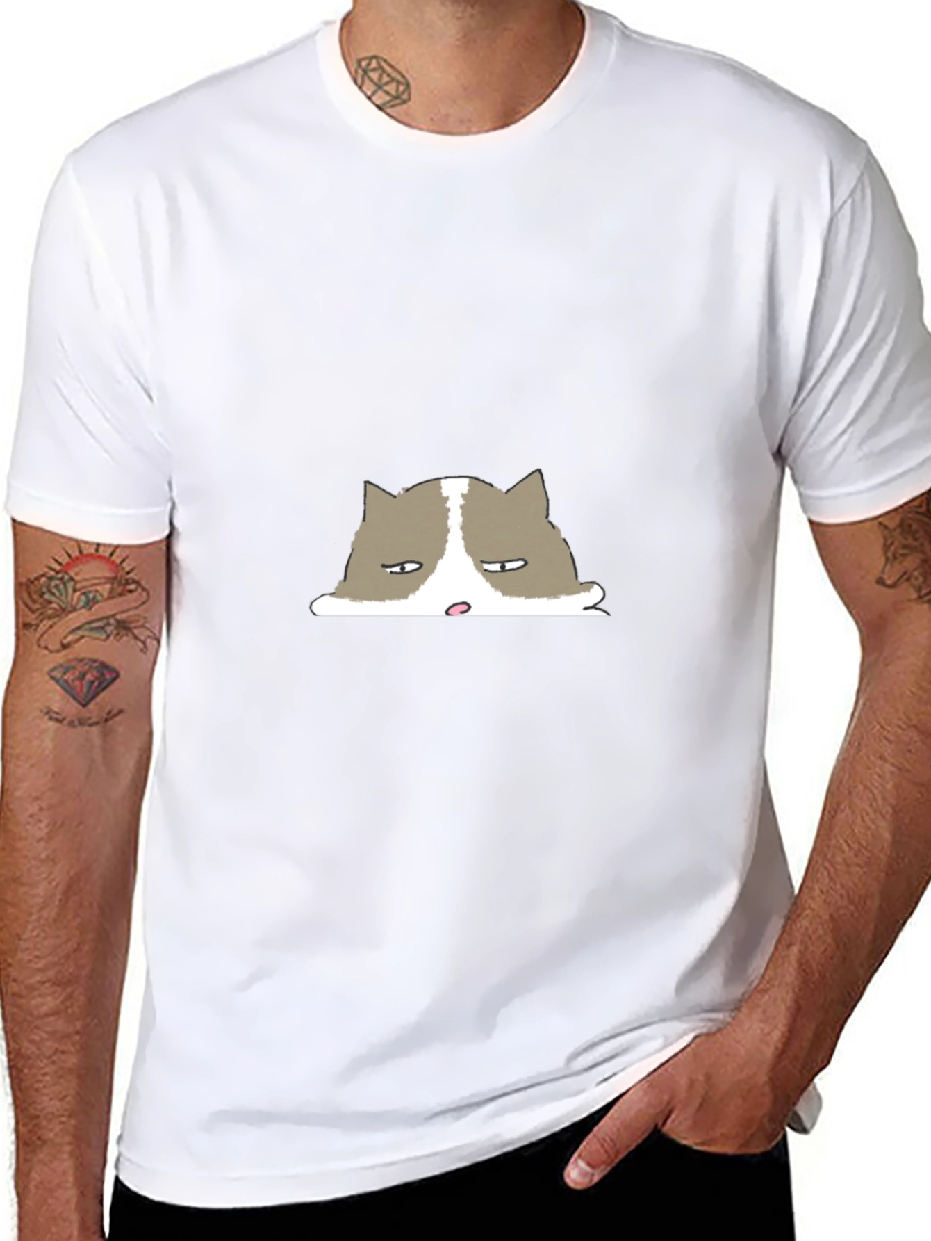 Grumpy Cat T-Shirt - Unisex Black Tee