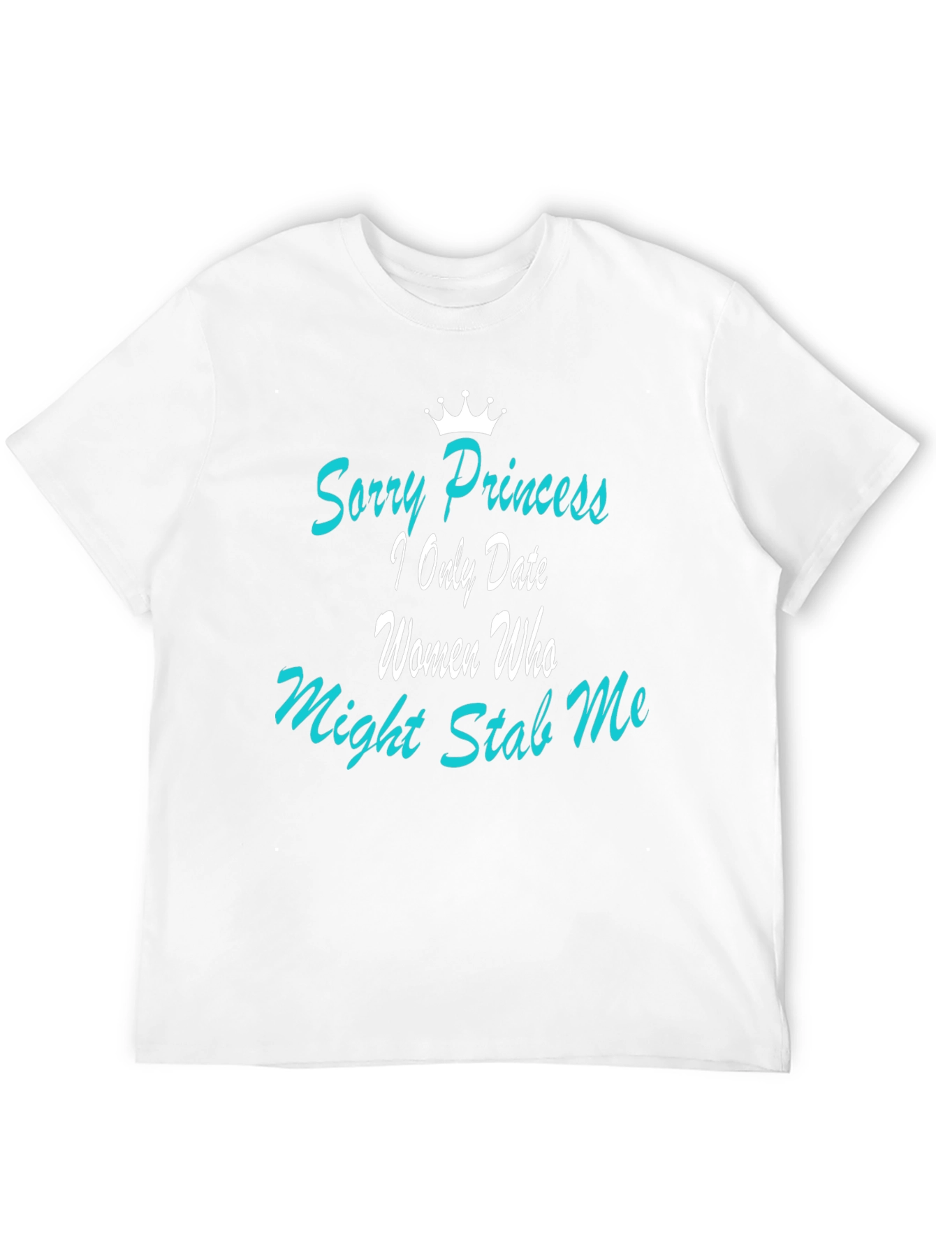 Funny Mens Graphic T-Shirt: Sorry Princess