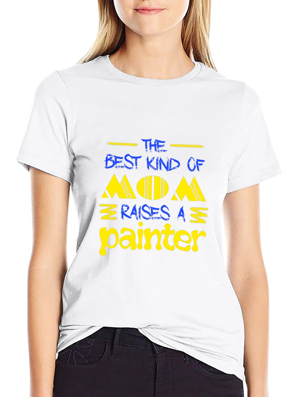 Best Kind of Mom Raises a Painter Graphic T-Shirt