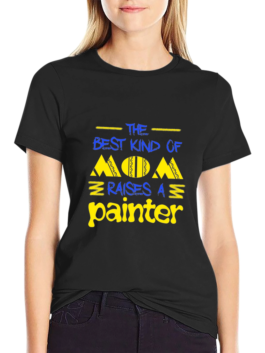 Best Kind of Mom Raises a Painter Graphic T-Shirt