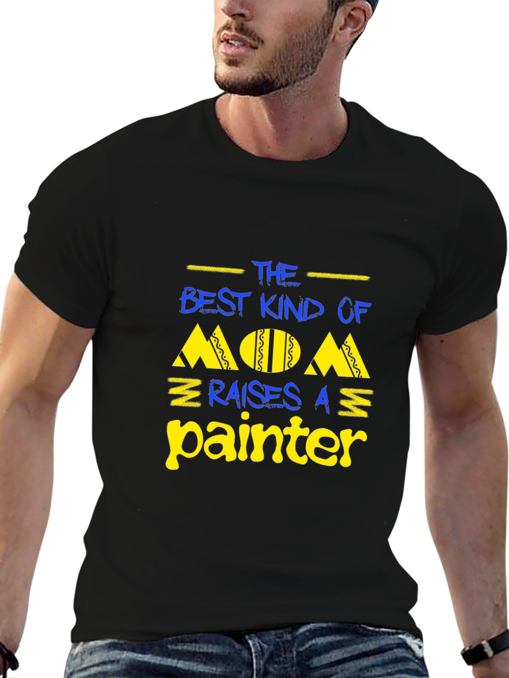 Best Kind of Mom Raises a Painter Graphic T-Shirt