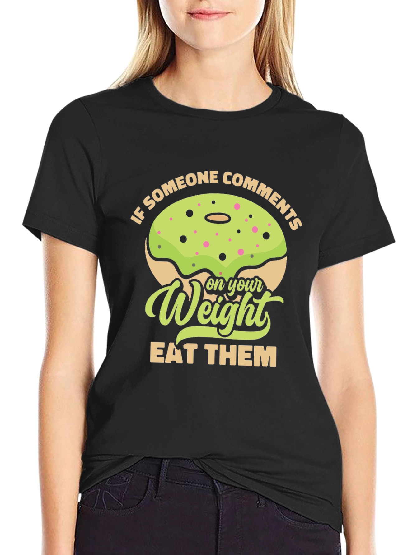 Humorous Eat Them Weight Donut T-Shirt