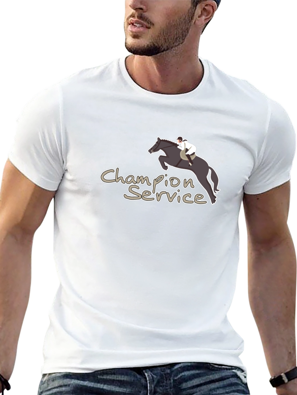 Champion Service Horseback Riding T-Shirt