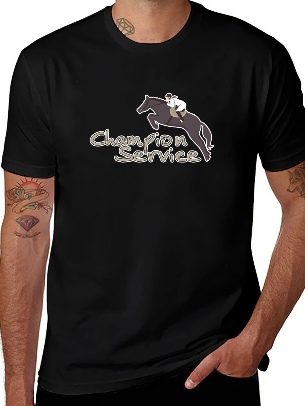Champion Service Horseback Riding T-Shirt